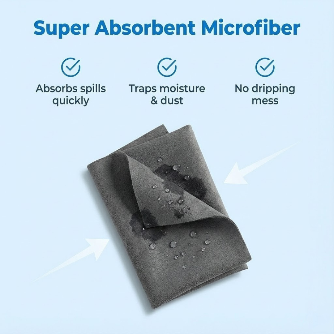 Thickened Magic Cleaning Cloth, Reusable Microfiber Cloths.