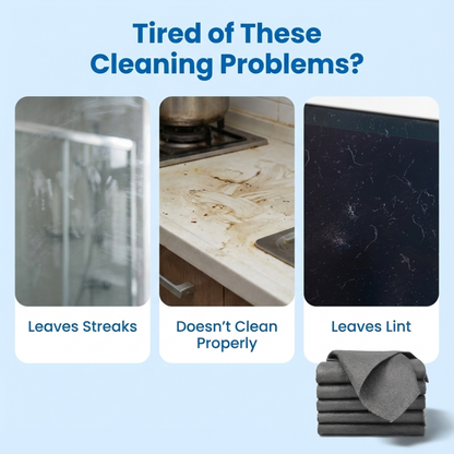 Thickened Magic Cleaning Cloth, Reusable Microfiber Cloths.