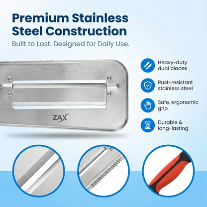 Double-Blade Even Slice Kitchen Knife (Save your cooking time and energy)