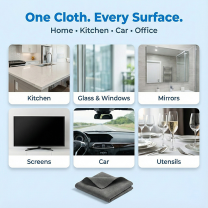 Thickened Magic Cleaning Cloth, Reusable Microfiber Cloths.