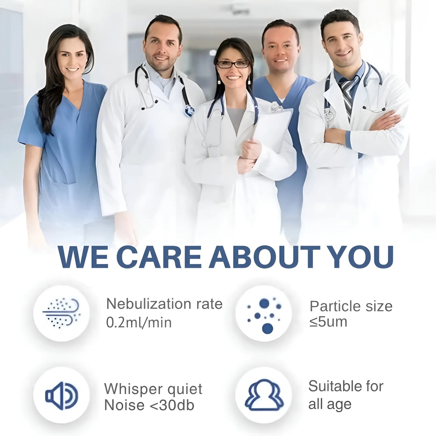 Portable Mesh Nebulizer - Breathe Easy, Anytime, Anywhere