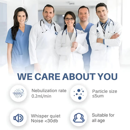 Portable Mesh Nebulizer - Breathe Easy, Anytime, Anywhere